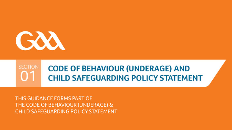 GAA Code of Behaviour