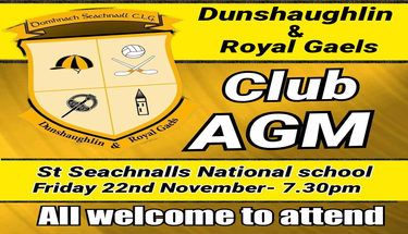 Dunshaughlin & Royal Gaels AGM