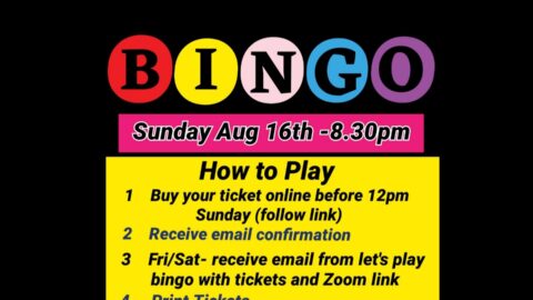 ONLINE BINGO IS BACK 16TH AUG