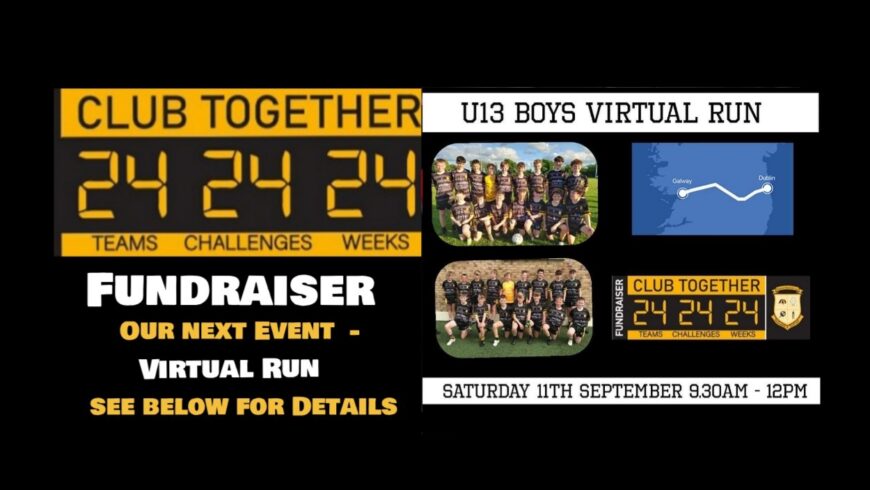 Virtual Run – Club together 24-24-24   Sat 11th Sept