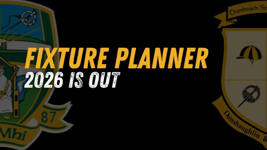 Meath GAA Fixture Planner released